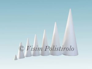 coni polistirolo cake design