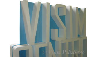 polistirolo visim scritta nome